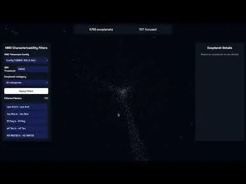 HWO Exoplanet Characterization Platform (Asteroid Destroyer) — original project preview